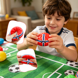 Jouet Squishy en forme de boulette à vapeur avec diverses drapeaux nationaux, Boîte Mystère Squishy, Squishy Bao Bun de football, Jouet sensoriel à presser anti-stress - Product Image 6