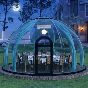 Dôme de toit préfabriqué en PC, maison dôme en polycarbonate, pod igloo transparent pour resort de glamping de luxe et <span class=keywords><strong>séjour</strong></span> observation des étoiles - Product Image 1
