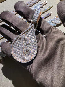 Collar con Colgante de Moissanita y Plata de Ley, Personalizado OEM/ODM para Hombre y Mujer, Colgantes de Instrumentos Musicales - Product Image 2