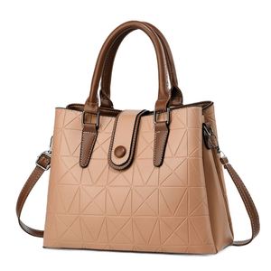 Bolso de Viaje Pu - Elegante Diseño de Hombro y Bandolera para Damas de Mediana Edad, Gran Capacidad, Cierre de Cremallera, Portátil - Product Image 3