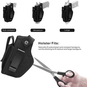 Molle Rechts Links Austauschbare taktische <span class=keywords><strong>Hand</strong></span> pistole <span class=keywords><strong>Holster</strong></span> Jagd Black Magazine Slot Holder Bag - Product Image 2