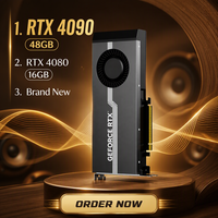 GPU Baru Geforce RTX 4090 48GB Kartu Grafis Server AI Geforce Rtx 4090D 24GB GDDR6X 16Pin Turbo Kartu Grafis