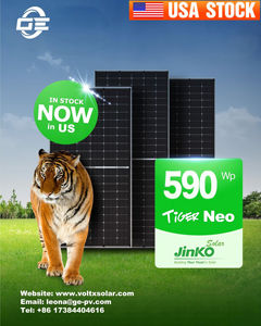 美国加州仓库库存金科550W 590W Ntype Topcon双面太阳能电池板本地库存 - Product Image 2