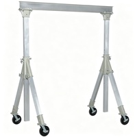 Grue portique mobile et portable en alliage d'aluminium léger, type A, 1T 2T, économique, en promotion pour les acheteurs industriels mondiaux