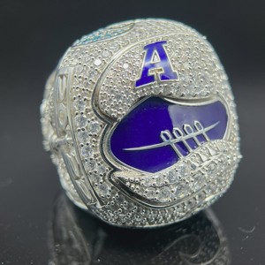 Bague de championnat de football canadien CFL Toronto Gold Rush <span class=keywords><strong>2022</strong></span>, personnalisée, plaquée or, laiton, zircon créé en laboratoire, certifiée, <span class=keywords><strong>tendance</strong></span> - Product Image 2