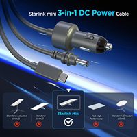 Cable 3 en 1 para Starlink Mini, 3M 5M 10M, Cable de Repuesto USB C de Alta Velocidad para Cargador de Coche DC a DC, Accesorios para Starlink Mini