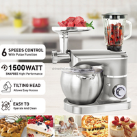 Robot alimentaire planétaire 1500W, mixeur de cuisine, mélangeur, broyeur de viande, livraison gratuite
