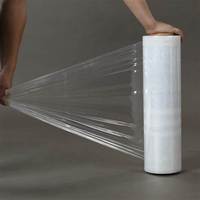 Film étirable en plastique LDPE à 3 couches, co-extrusion, avec taille personnalisée pour la protection des marchandises