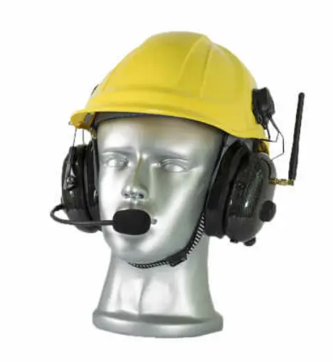 AG-10 NRR 25db Light Weight Helmet Intercom 2-way Radio Headset Wireless 1 YEAR 2 Way Radio CE ROHS ISO Headband Power-time