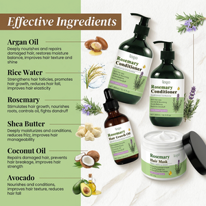 <span class=keywords><strong>Masque</strong></span> capillaire au romarin et à l'huile d'argan, pur, botanique, stimulant la densité des cheveux, équilibrant et antipelliculaire, sans cruauté animale, pour usage professionnel en salon - Product Image 3