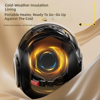 Nouveau casque de moto ABS demi-intégral à double visière anti-rayures, alimenté par batterie, homologué DOT/ECE pour la course sportive et la conduite urbaine