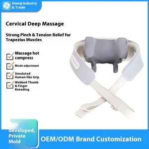 Masajeador de cuello y hombros con compresión caliente y amasamiento cervical, artefacto de protección para el cuello, personalizado de fábrica. - Product Image 3