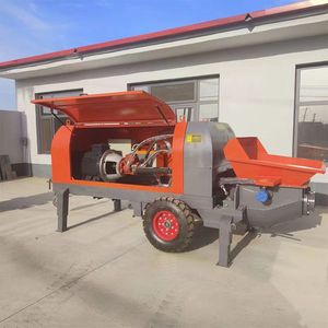 Máy bơm bê tông diesel nhỏ hiệu suất cao - Giá máy bơm bê tông diesel mini - Máy bơm bê tông vữa có điều khiển từ xa - Product Image 3