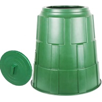 Boîte à compost légère de grand volume pour l'aération extérieure créant un sol fertile Bac à composteur de jardin en plastique