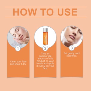 Tónico Facial de Vitamina C de Marca Privada, Tónico Facial Suavizante con Hialuronato de Sodio, Tónico Facial Iluminador e Hidratante con Nicotinamida, OEM - Product Image 6