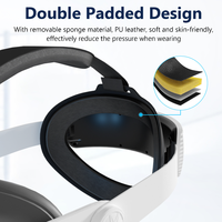 Pour les accessoires de lunettes VR bandeau réglable pour Meta Quest3 bandeau de remplacement Portable