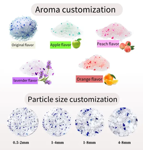 Arena para gatos de cristal personalizada OEM al por mayor, alta eficiencia, desodorización, rápida absorción, sin polvo, fórmula ligera, arena para gatos - Product Image 5