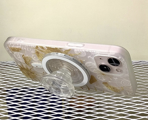 Soporte Transparente de Alta Calidad para Teléfono, con Base Plana y Forma de Corazón, Personalizable con Logotipo por Sublimación, Accesorio para Teléfono - Product Image 5