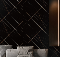 Panneau mural décoratif en PVC UV effet marbre, imperméable, classique et moderne, pour salle de bain, salon, décoration intérieure