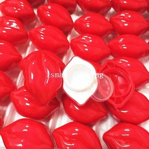 ISMAN ขายส่ง กระปุกครีมเปล่ารูปทรงริมฝีปากสีแดงชมพู ขนาด 10 กรัม บรรจุภัณฑ์ลิปบาล์ม ลิปกลอส สำหรับ<span class=keywords><strong>สาว</strong></span>ๆ - Product Image 2