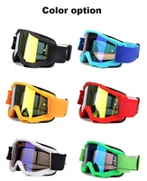 Lunettes de sport de motocross personnalisées avec verres anti-UV400 de style roll-off, optimales pour le cyclisme et la conduite