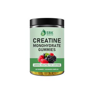 Gummies pré-entraînement à absorption élevée pour développer les muscles, 6200 mg de créatine monohydrate, gummies pour booster l'endurance, puissant antioxydant - Product Image 1