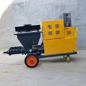 Mesin Diesel penyemprot plester pabrik semen Gunite langsung mesin Diesel Mortar