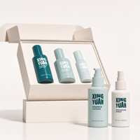 Ensemble d'emballages personnalisés et durables pour flacons de lotion à pompe et vaporisateurs à fine brume brillants de 75 ml, 100 ml, 200 ml pour crèmes visage et soins de la peau
