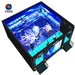 Monde de réalité virtuelle Metaverse, salle de jeux immersive en métal, théâtre intérieur, expérience virtuelle à 360 degrés, film 3D à vision directe - Product Image 1