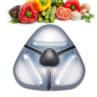 Nouveau 3-en-1 créatif cuisine éplucheur trois voies Melon rabot Triangle éplucheur râpe couteau pour trancher râper fruits et légumes