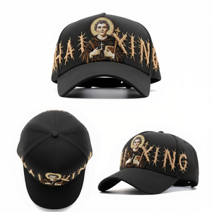 Mũ bóng chày nam kiểu dáng cong, vành mũ cong, chất liệu 100% cotton, màu đen, 5 tấm, kiểu dáng khung A. - Product Image 6