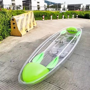 Kayak Double Siège Kayak Transparent Océan Transparent Polycarbonate Kayak Double <span class=keywords><strong>2</strong></span> Personnes Transparent Pc Bateau Sports Nautiques - Product Image 3