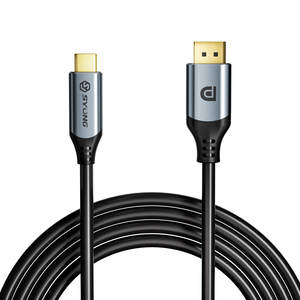 Cable Syong 4K60Hz Tipo C a DP, 30+26AWG, Cobre Estañado, Carcasa de Aluminio OD:4.5, para Teléfonos Móviles, Laptops, TV y Proyectores - Product Image 1