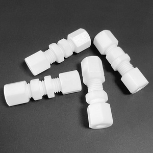 Zdvseal 6mm x 6mm bằng PTFE khớp nối thẳng chống ăn mòn Ozone hoàn hảo cho các hệ thống xử lý nước - Product Image 1