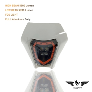 2022 de 5000 Lumen, piezas de la motocicleta LED cabeza de la lámpara del faro para <span class=keywords><strong>KTM</strong></span> SX F <span class=keywords><strong>EXC</strong></span> XCF <span class=keywords><strong>125</strong></span>, 250, 450, 300 FE Husqvarn TE FC <span class=keywords><strong>2014</strong></span> -2021 - Product Image 6