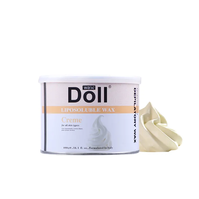 hot sale brazilian bikini depilatory waxing can in tin/depilation 400g cream warm wax hair removal soft wax