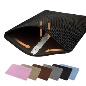 Tapis de litière pour chat en mousse EVA double couche de taille XL Tapis imperméables pour animaux de compagnie pour chiens chats Tapis à gratter écologiques lavables à la main - Product Image 1