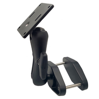 Soporte VESA para Tablet Android de 10'' para Montaje en Carretilla Elevadora, Soporte Industrial para Panel PC con Montaje de Bola VESA 75x75, Soporte de Poste para Monitor