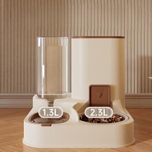 Güncellenmiş büyük kapasiteli kaymaz akıllı kontrol otomatik yerçekimi 2 in 1 kolay temiz Pet için mama besleyici Pet su sebili kedi - Product Image 6