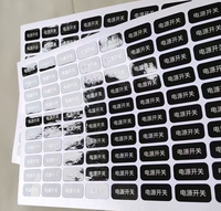 Cartes de visite écologiques personnalisées en lot avec autocollants détachables, en carton, taille et épaisseur personnalisées
