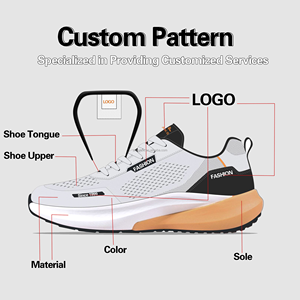 Nouvelles chaussures de sport pour jeunes, confortables, en maille respirante, éclairées, résistantes à l'usure, légères, augmentant la taille, décontractées, à lacets - Product Image 5