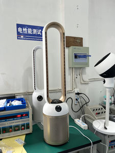 Ventilateur de <span class=keywords><strong>tour</strong></span> de refroidissement électrique sans lame réglable à 3 vitesses refroidisseur d'air de sol en plastique sans feuilles batterie de télécommande pour le ménage - Product Image 5