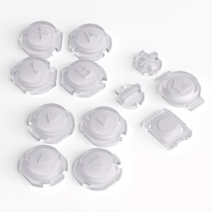 EXtremeRate New Hope Gray & Clear Kits de boutons de poignée gauche droite de remplacement personnalisés pour Nintendo <span class=keywords><strong>Switch</strong></span> - Product Image 3