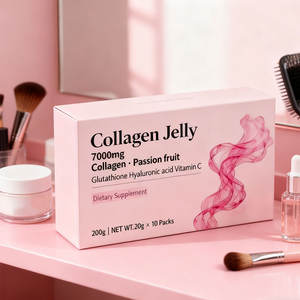 Collagène marin à faible poids moléculaire, vitamine C, gelée de collagène savoureuse, absorption rapide, cadeaux de vacances OEM ODM, santé de la peau, des cheveux et des ongles - Product Image 3