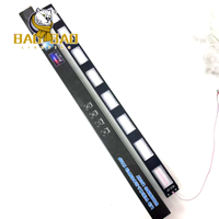 Feux de signalisation stroboscopiques RVB rouge et bleu BAOBAO, feux de police, feux de camion, feux arrière, phares, en aluminium 9-36V 4x4 pour JEEP