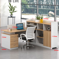 Bureau de direction moderne convertible en bois massif pour 4 à 6 personnes, usage commercial pour la maison/les espaces de travail et les milieux financiers