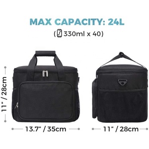 Рекламная профессиональная квадратная женская сумка-холодильник для пикника - Product Image 2