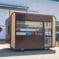 Kiosque de sécurité modulaire résistant aux intempéries en acier anticorrosion avec auvent rétractable pour villa et accès au parking