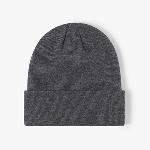Berretti Invernali Personalizzati in Acrilico 100% Lavorati a Maglia OEM, Cappelli con Risvolto Stampati Digitalmente, Fornitura all'Ingrosso di Abbigliamento Promozionale - Product Image 2