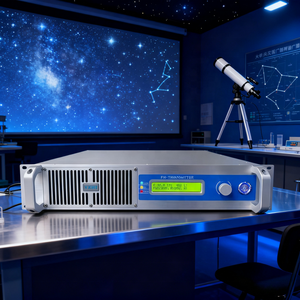 Équipement de studio de diffusion <span class=keywords><strong>complet</strong></span> 300W, émetteur FM (antenne + câble + mixeur) pour station de radio/école/transmission musicale, ventilateur intelligent - Product Image 3